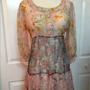 Urban Outfitters Kimchi & Blue Boho Tunic Dress